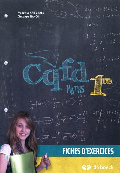 Product Image: CQFD maths 1re : fiches d'exercices