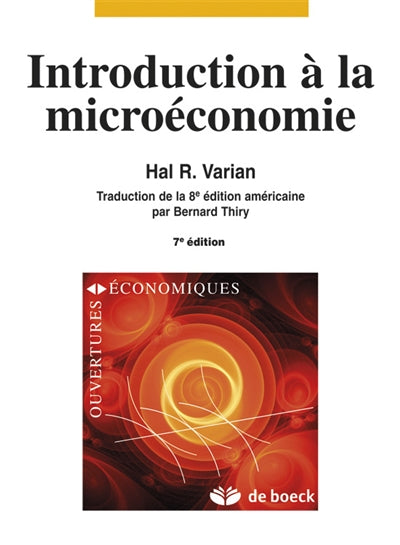 Product Image: Introduction à la microéconomie