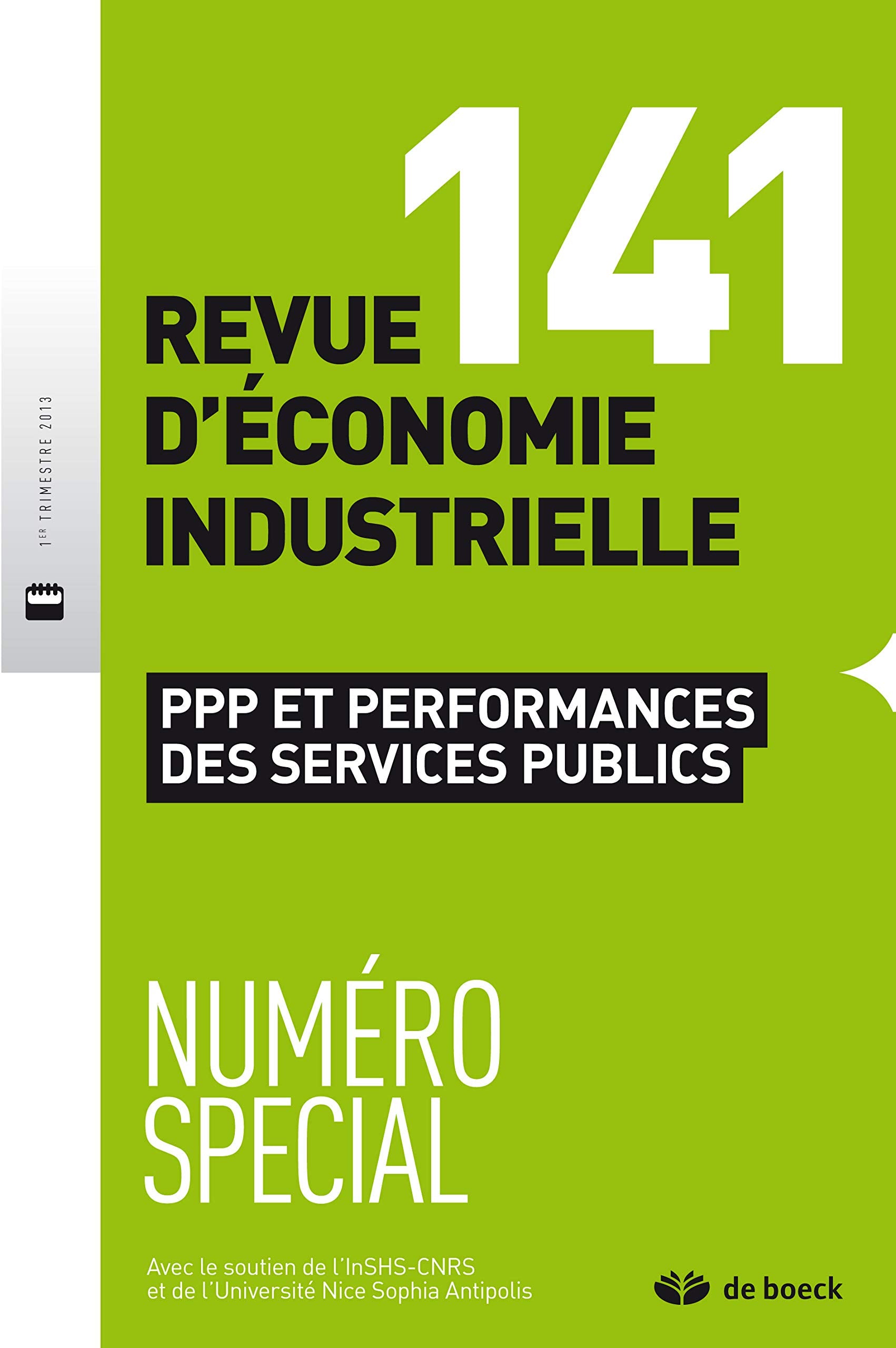 Revue d'economie industrielle n.141 2013/1 book