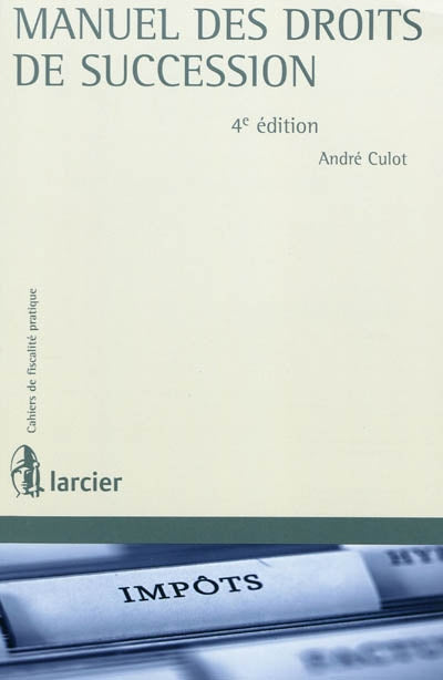 Product Image: Manuel des droits de succession