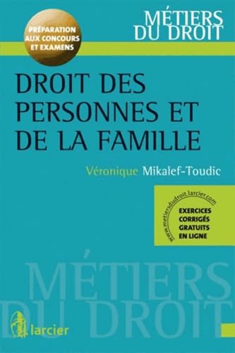 Droit des personnes et de la famille Books