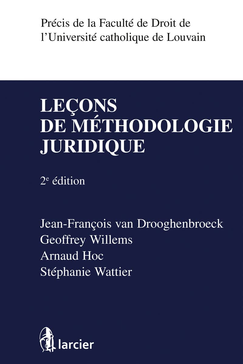 Leçons de méthodologie juridique book