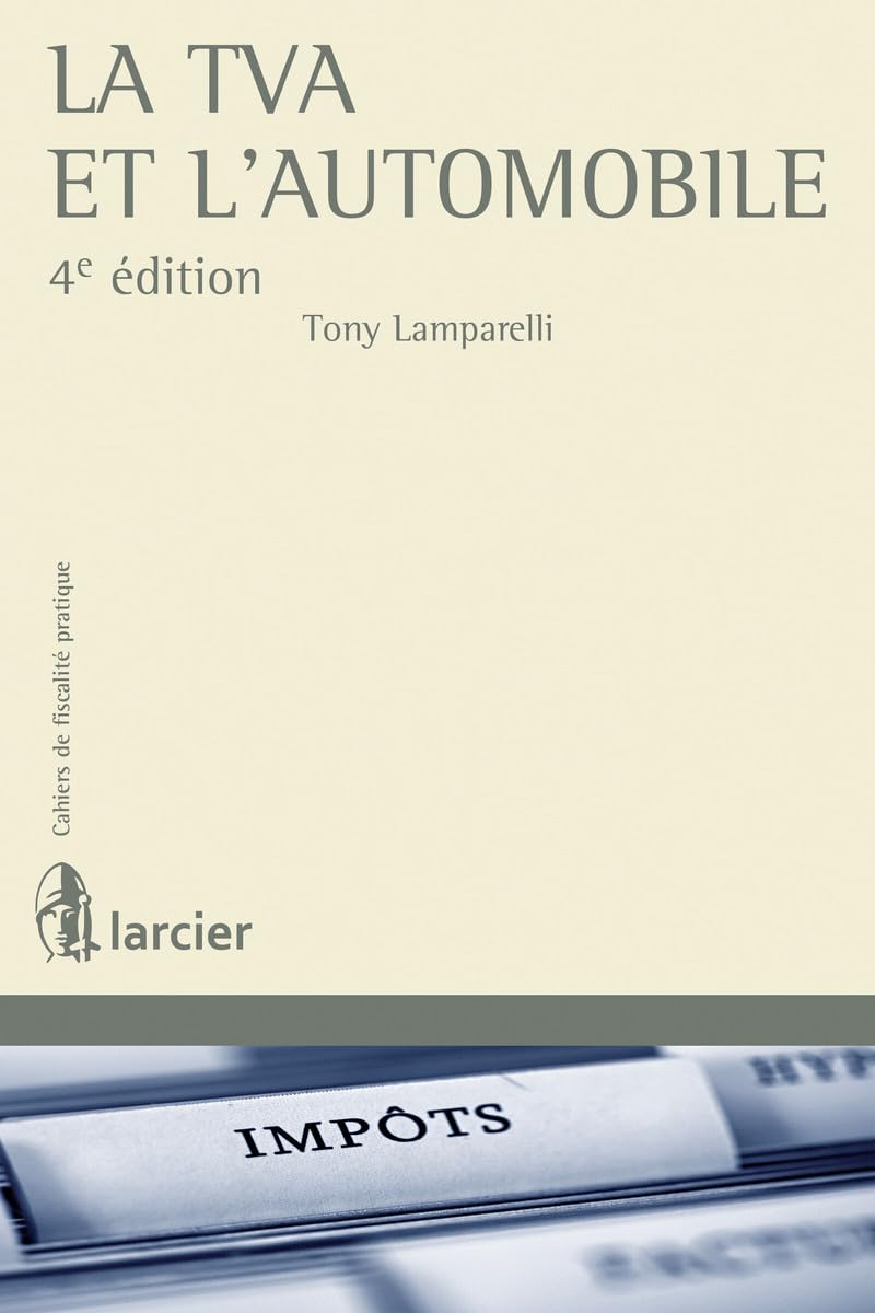 La TVA et l'automobile 4ème Ed. book