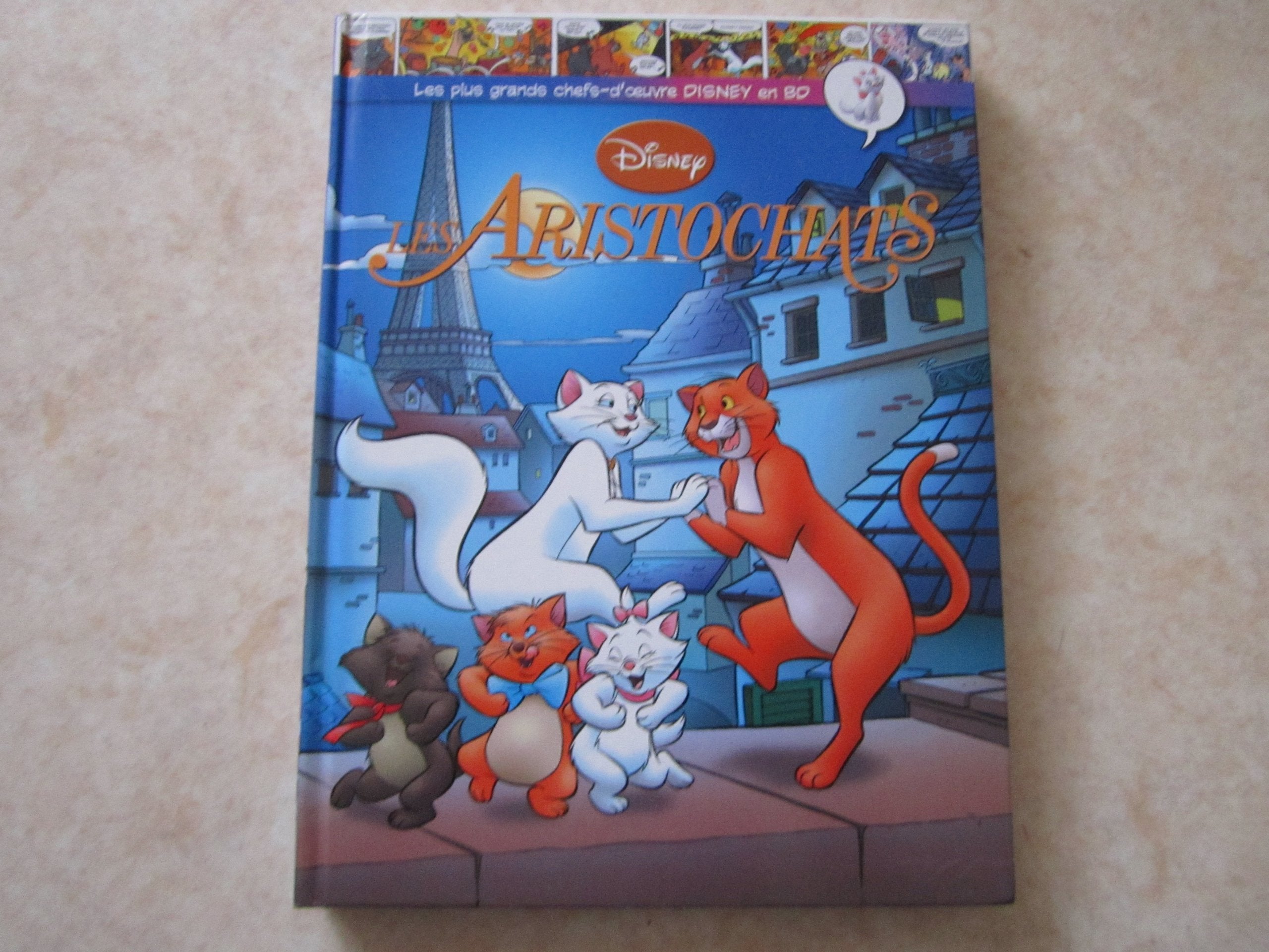LES PLUS GRANDS CHEFS D OEUVRES DE DISNEY EN BD N° 7 les aristochats book