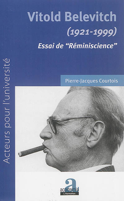 Product Image: Vitold Belevitch, 1921-1999 : essai de réminiscience