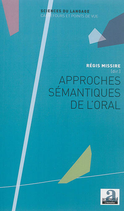 Product Image: Approches sémantiques de l'oral