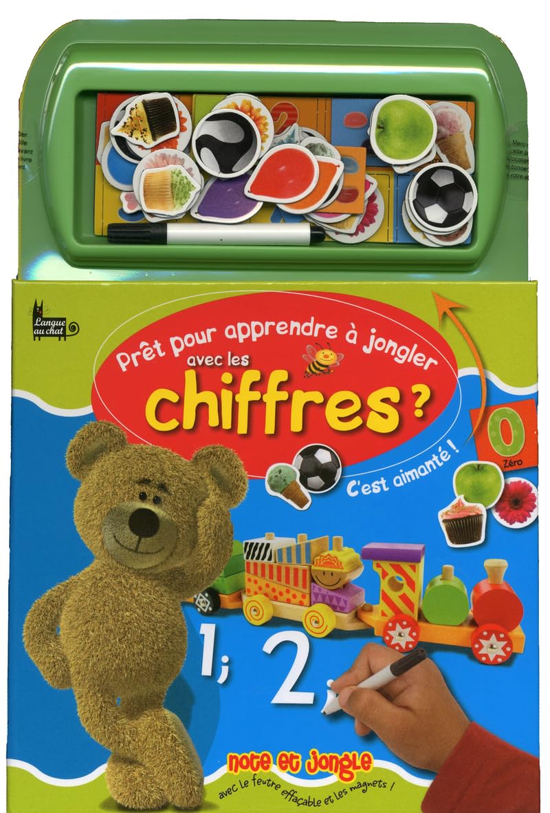Prêt pour apprendre à jongler avec les chiffres ?: Avec un feutre effaçable et des magnets Books
