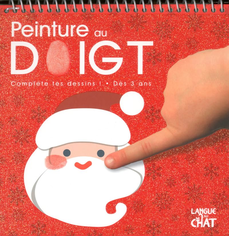 Peinture au doigt dès 3 ans - Noël book