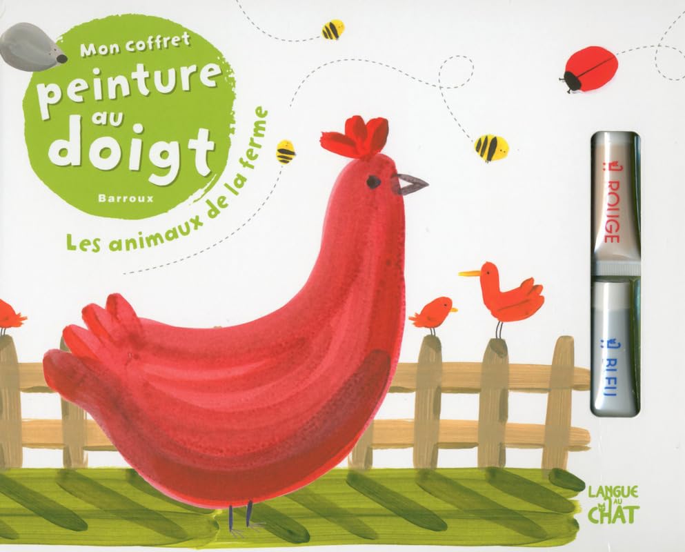 Mon coffret peinture au doigt Barroux - Les animaux de la ferme book
