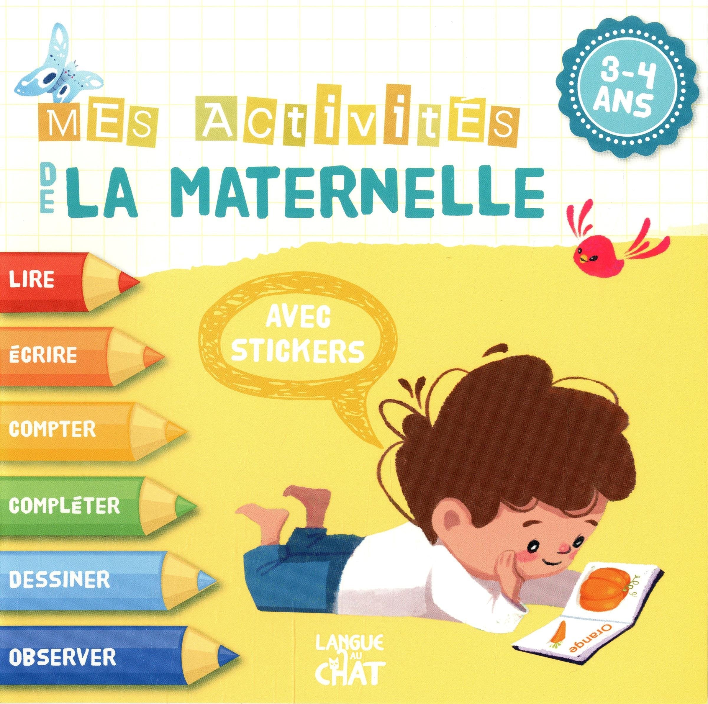3-4 ans : Mes activités de la maternelle book