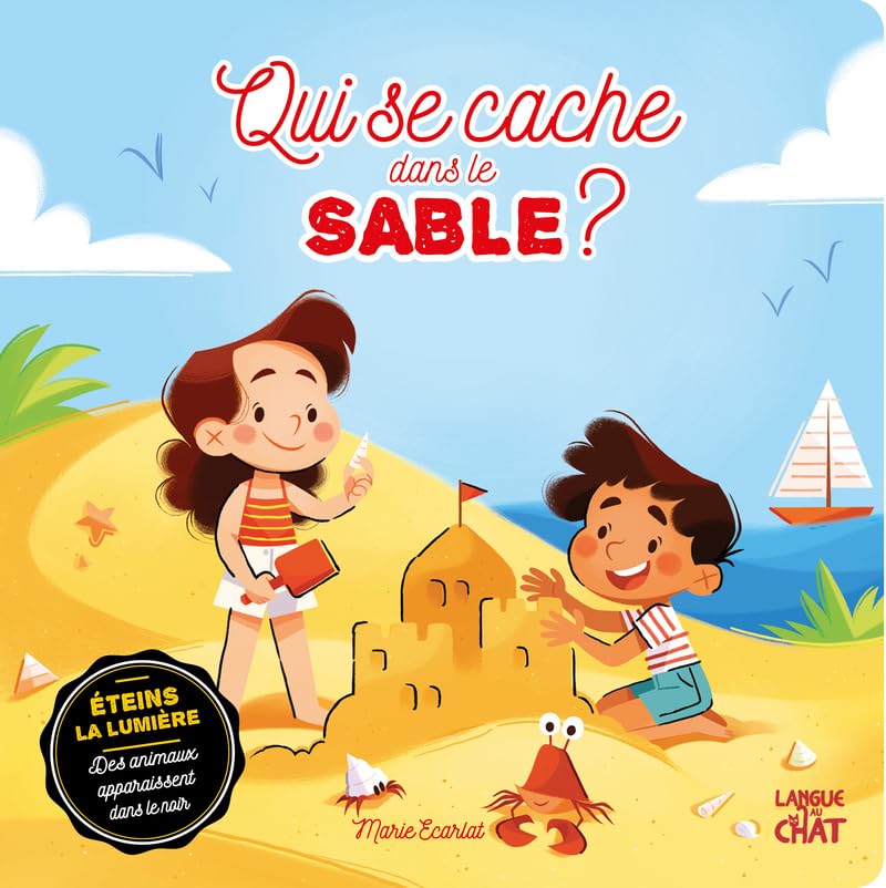 Qui se cache dans le sable ? - Livre-jeu cherche et trouve encre phosphorescente - Animaux - Dès 2 ans book