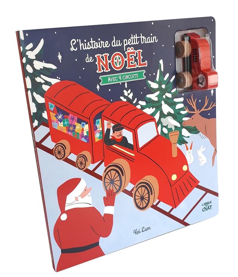 L'histoire du petit train de Noël - Avec 4 circuits: Avec 4 circuits et un petit train en bois Non-fiction
