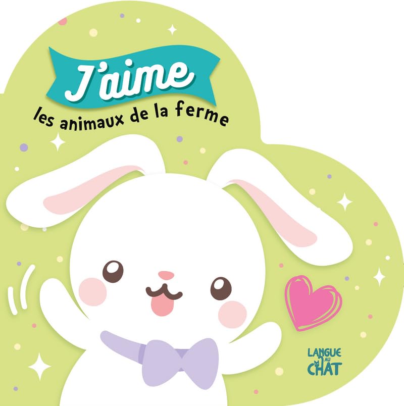 Mon petit coeur - J'aime les animaux de la ferme - Tout-carton éveil - Dès 6 mois book