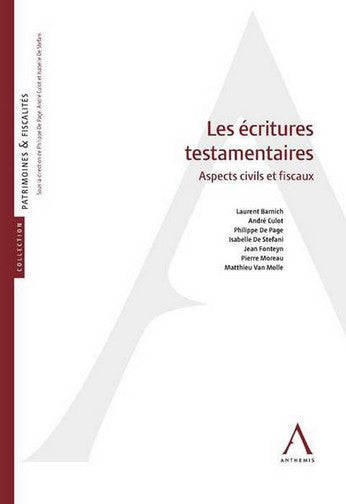 Les écritures testamentaires : aspects civils et fiscaux book
