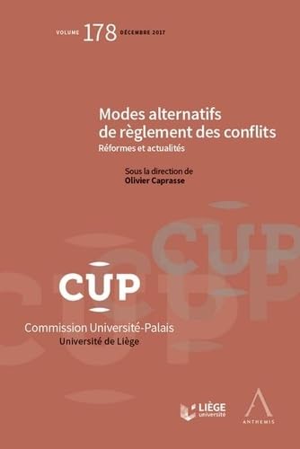 MODES ALTERNATIFS DE REGLEMENT DES CONFLITS: REFORMES ET ACTUALITES book