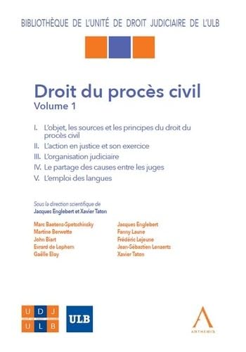DROIT DU PROCES CIVIL-VOL I (1): Tome 1 Law