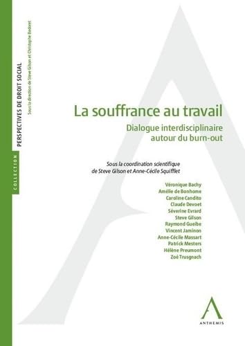 La souffrance au travail: Dialogue interdisciplinaire autour du burn-out book