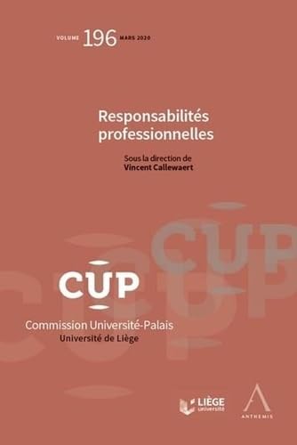 Responsabilités professionnelles (2020) (Tome 196) Law