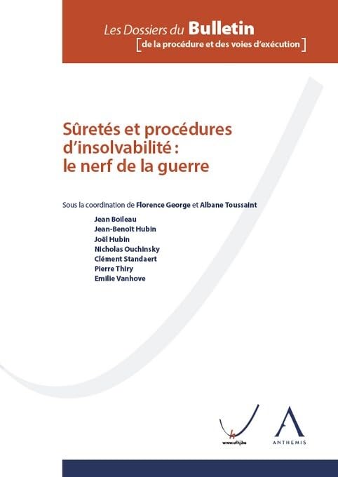Sûretés et procédures d'insolvabilité : le nerf de la guerre book