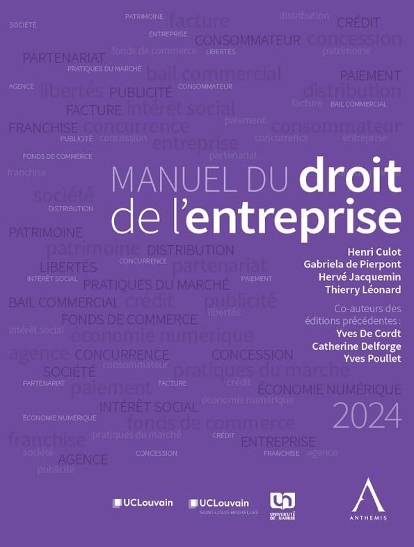 Manuel du droit de l'entreprise 2024 (2019) book