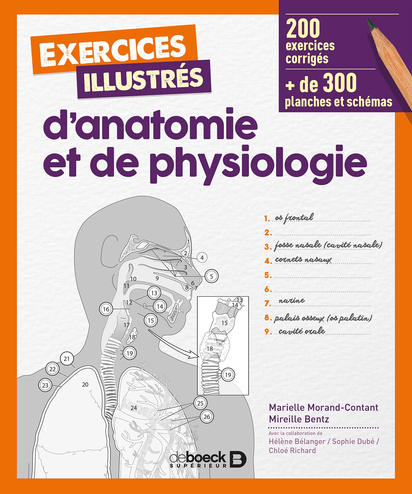 Exercices illustrés d'anatomie et de physiologie Medicine