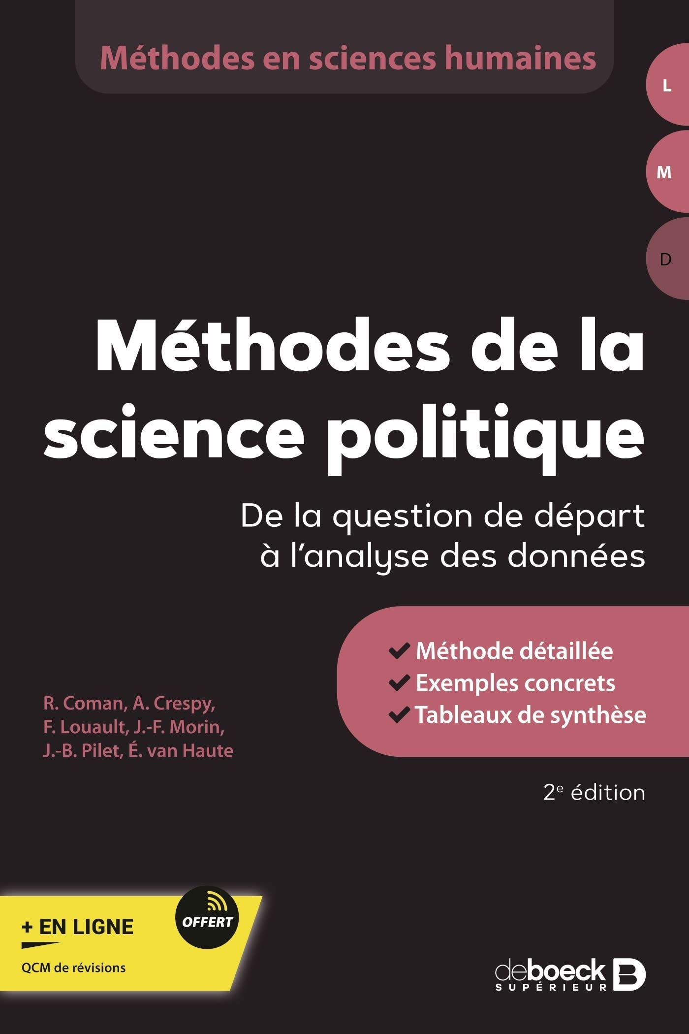 Méthodes de la science politique: De la question de départ à l'analyse des données Contemporary literature