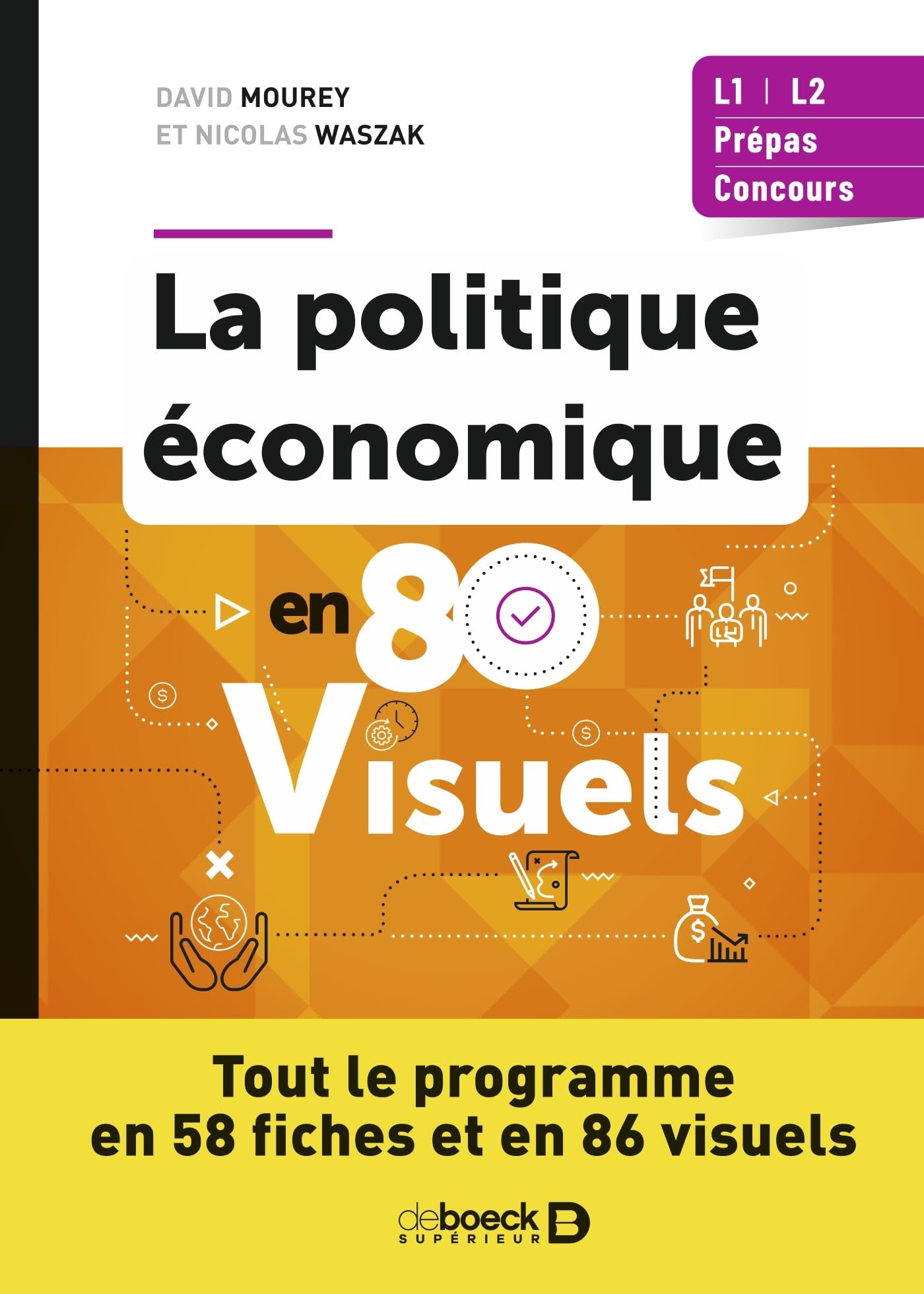 La politique économique en 80 visuels: Tout le programme en 58 fiches et en 86 visuels book