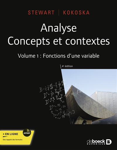 Product Image: Analyse : concepts et contextes. Vol. 1. Fonctions d'une variable