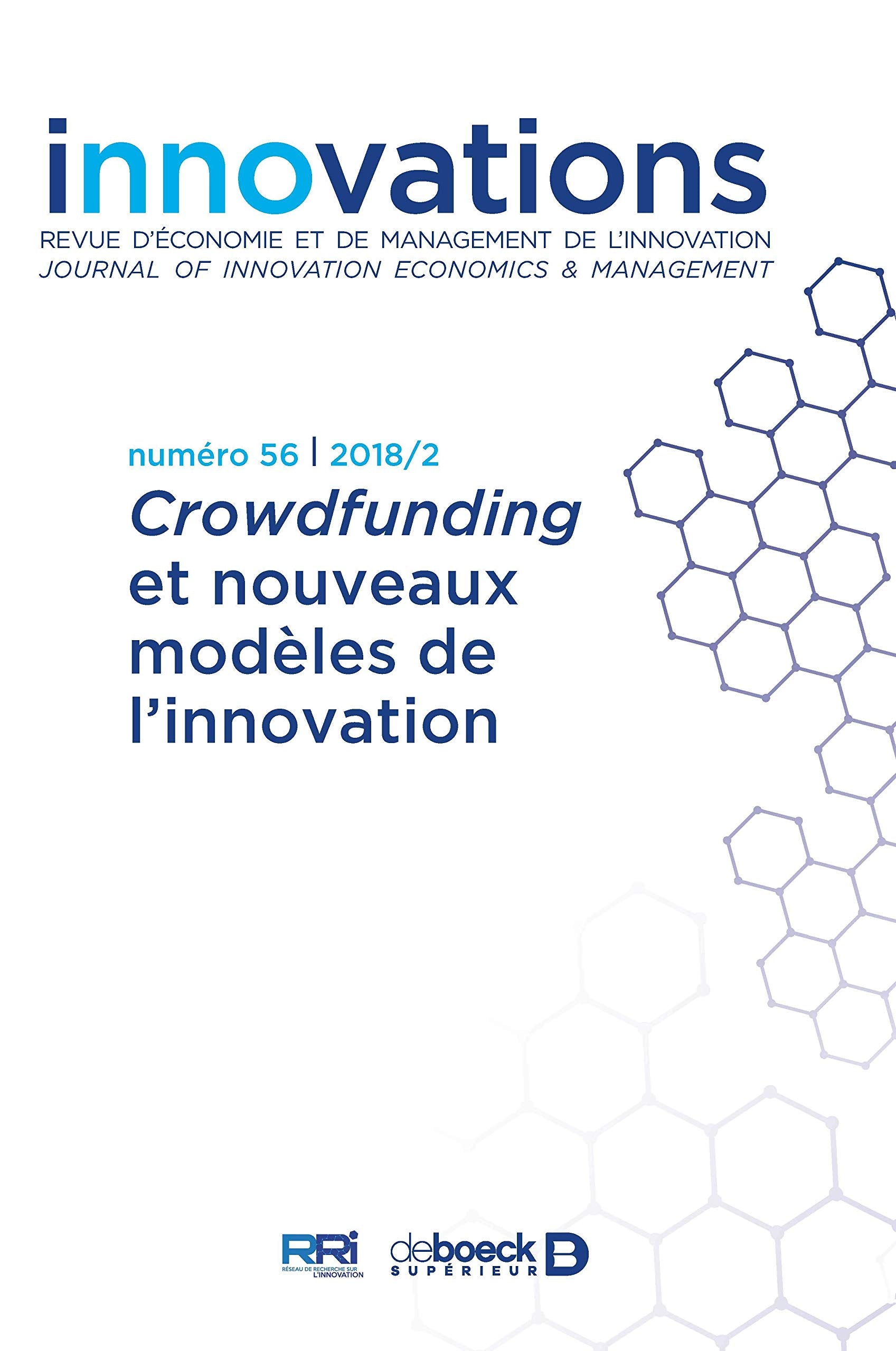 Innovations 2018/2 - 56 - Crowdfunding et nouveaux modèles de l’innovation book