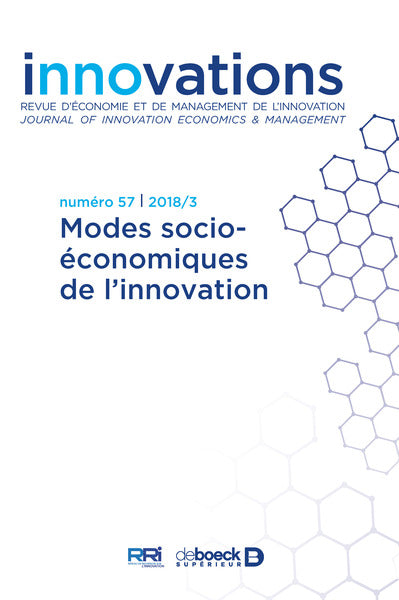 Innovations, n° 57. Modes socio-économiques de l'innovation book