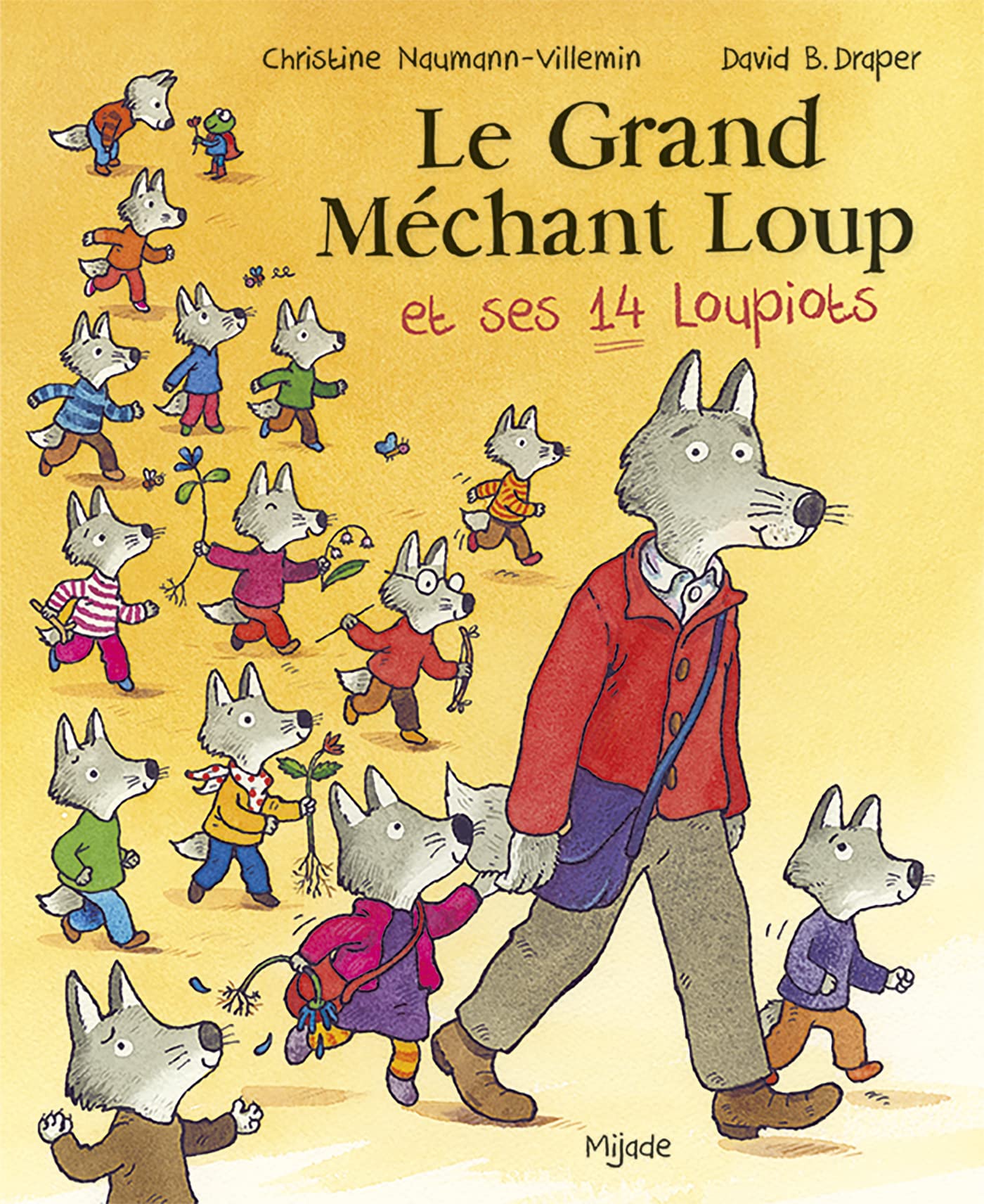 Grand Méchant Loup et ses 14 loupiots (Le) Children's books
