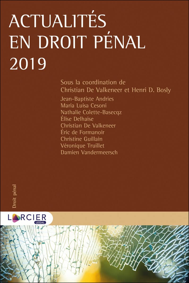 Actualités en droit pénal book