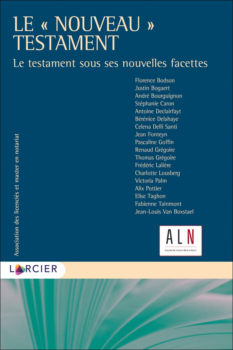 Le "nouveau" testament - Le testament sous ses nouvelles facettes book