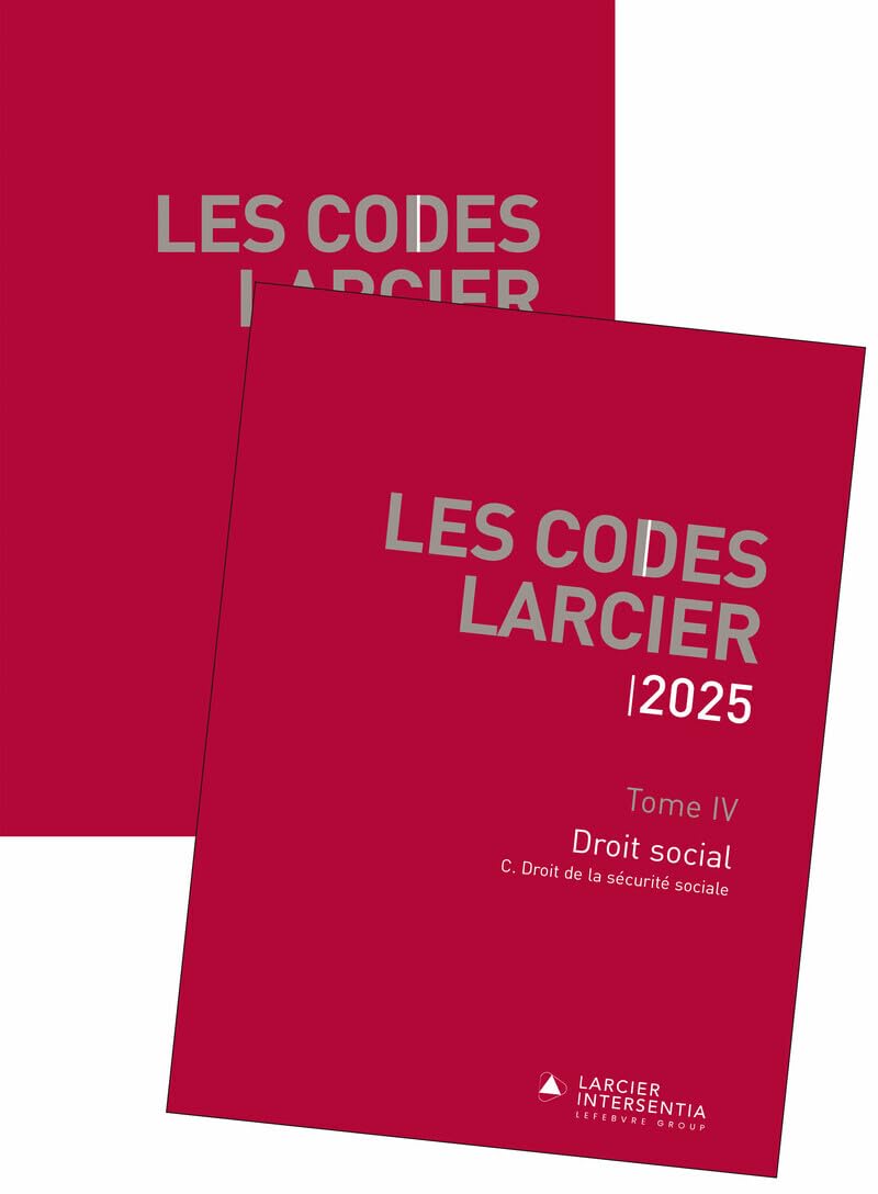 Code Larcier - Tome IV - Droit social - À jour au 1er mars 2025 book