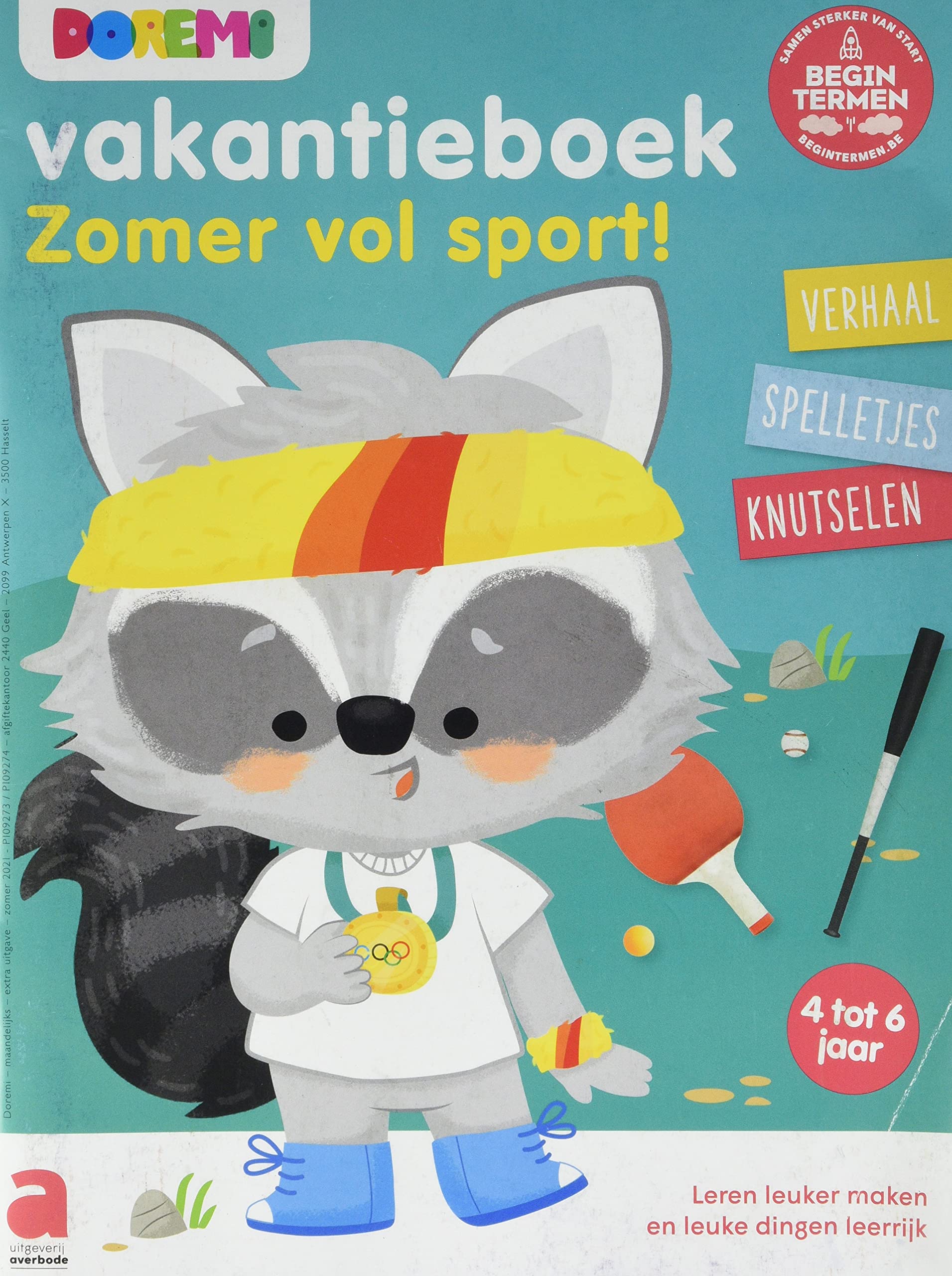 Spelletjes- en oefenboek Doremi : Zomer vol sport: zomer 2021 Tiptoi & Games