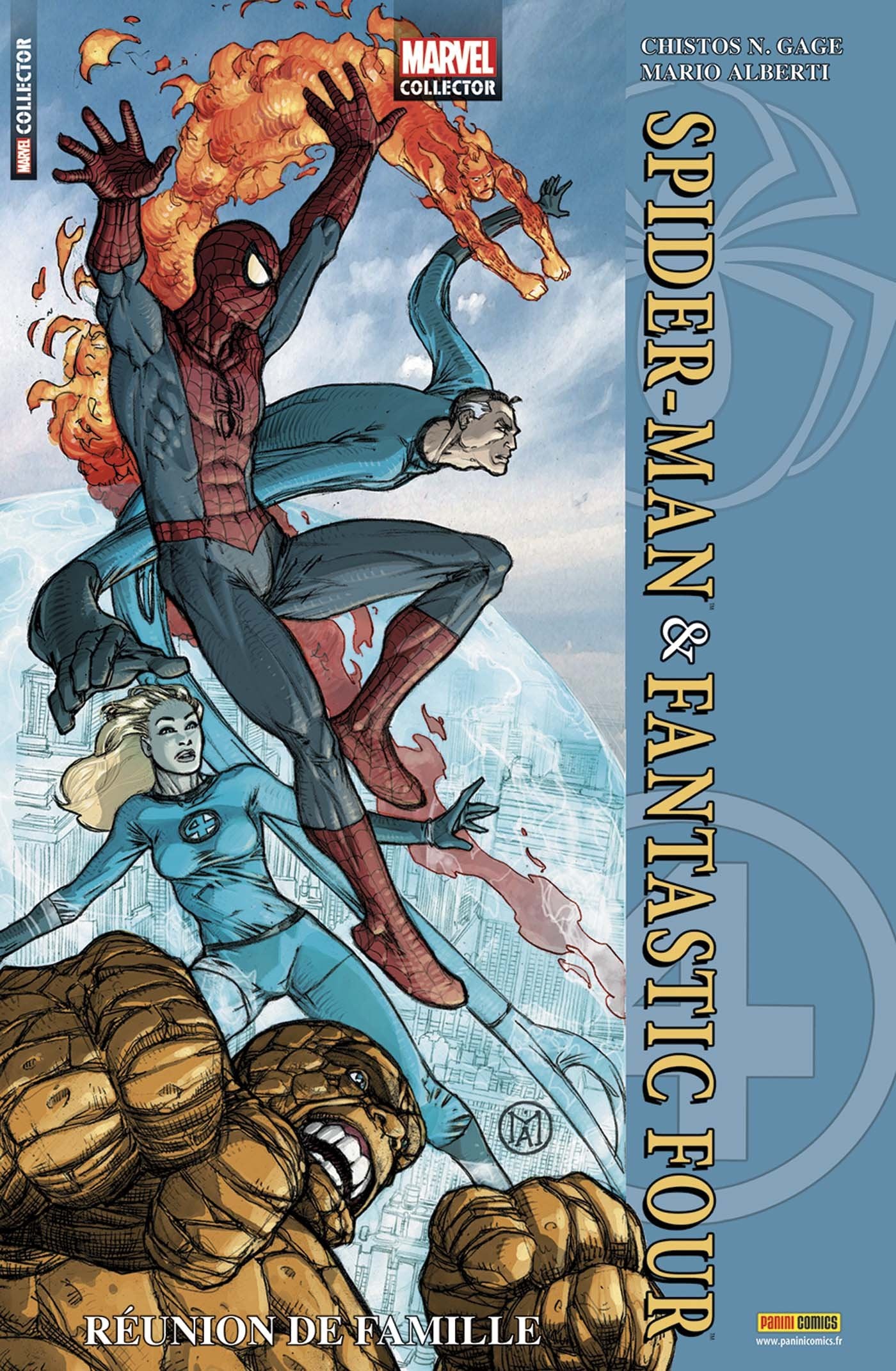 Marvel collector 1 spider-man & fantastic four Manga