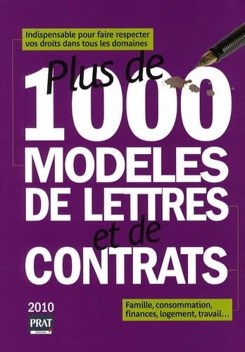 Plus de 1000 modèles de lettres et de contrats book