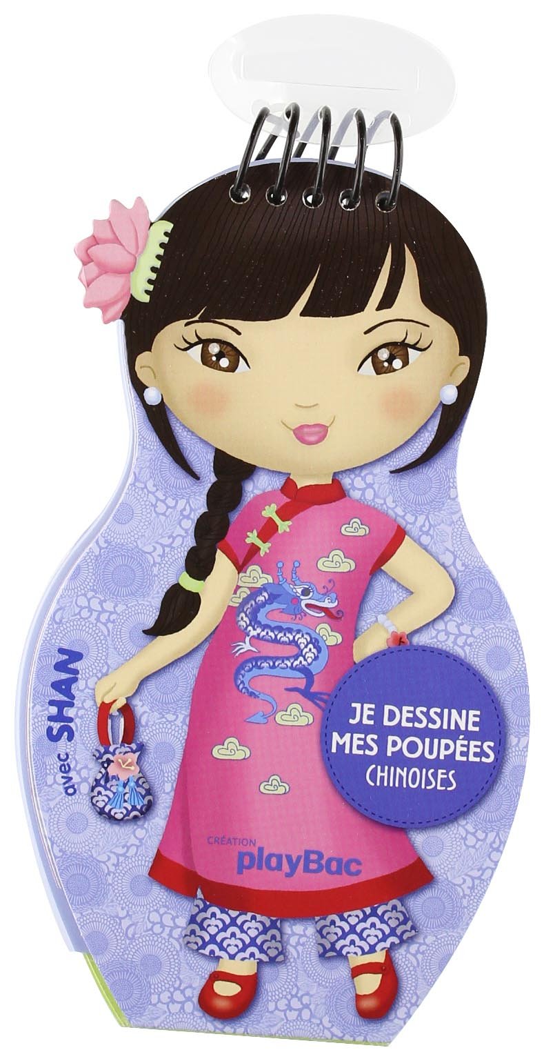Carnets de dessin Minimiki : Je dessine mes poupées chinoises Books