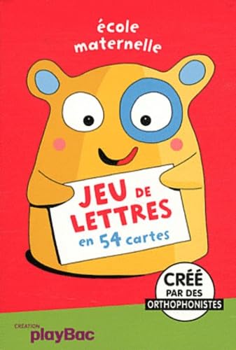 Jeu de lettres en 54 cartes: Ecole maternelle, Dès 4 ans book