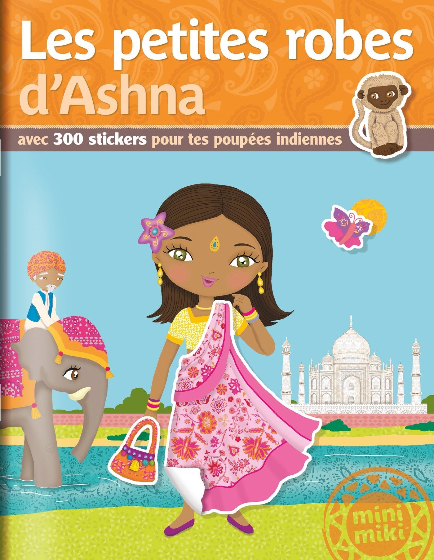 Minimiki - Les petites robes d'Ashna - Stickers book