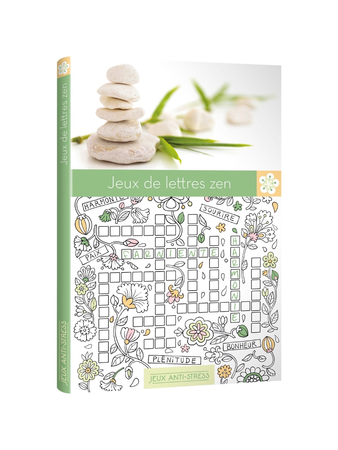 Jeux anti-stress - Jeux de lettres zen book