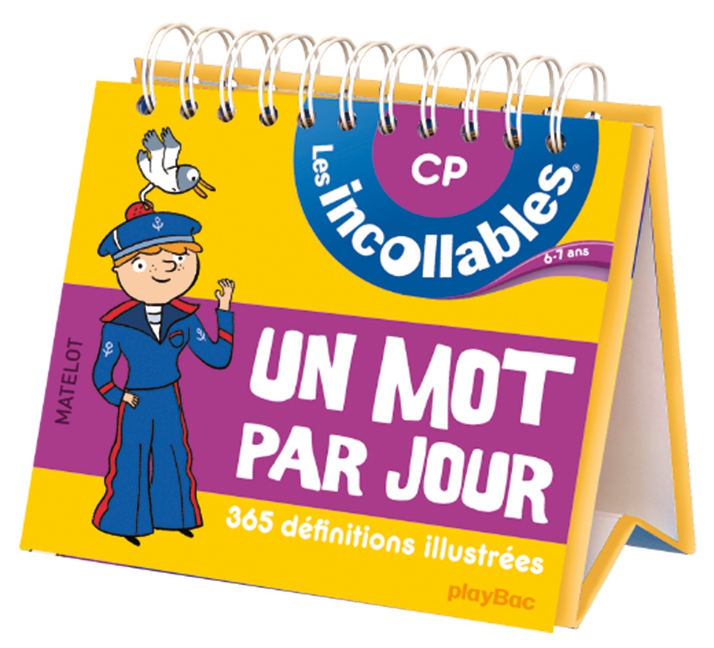 Incollables - Un mot par jour français 6-7 ans CP book