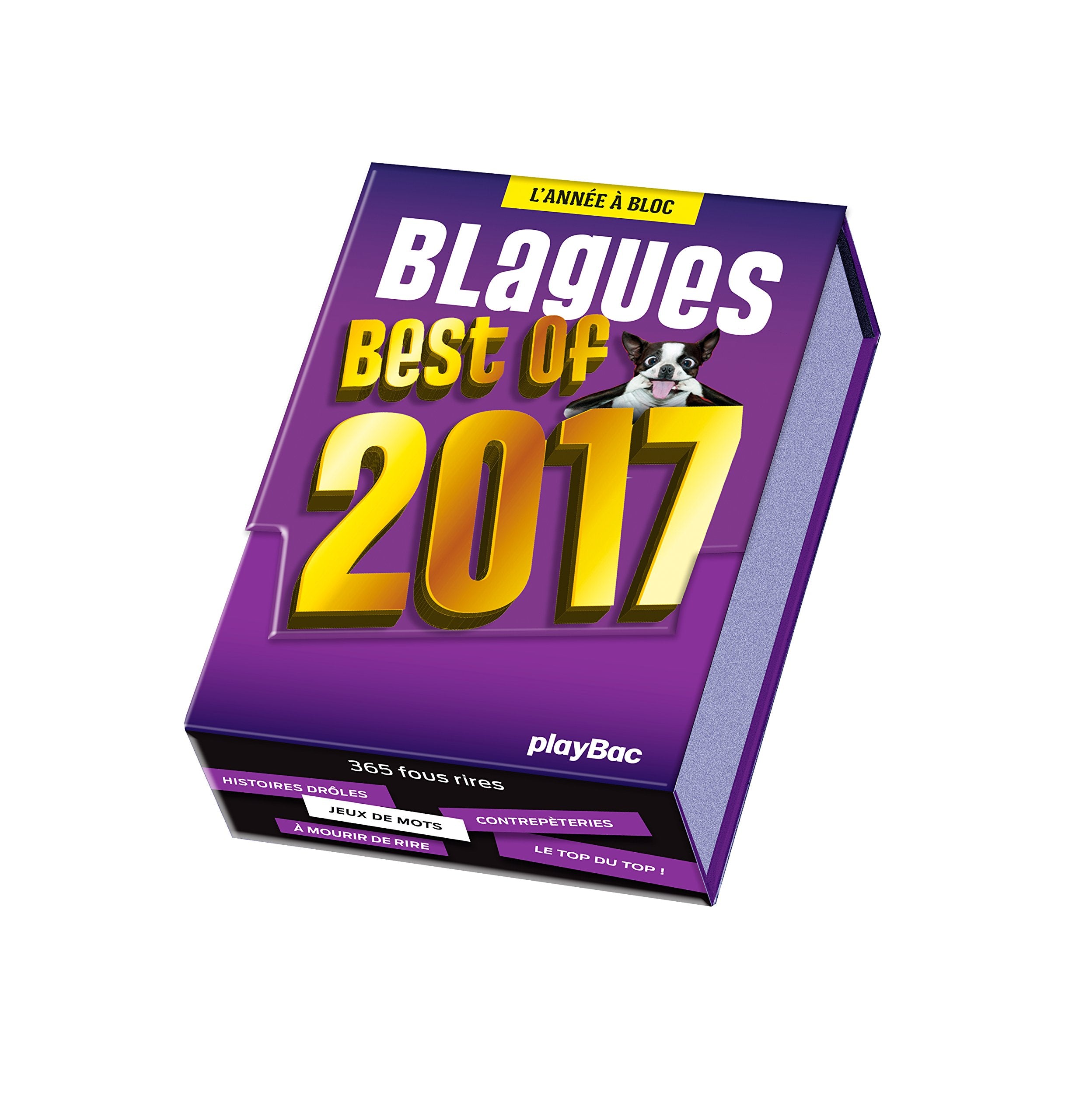 Calendrier Best of Blagues 2017 - Année à Bloc book