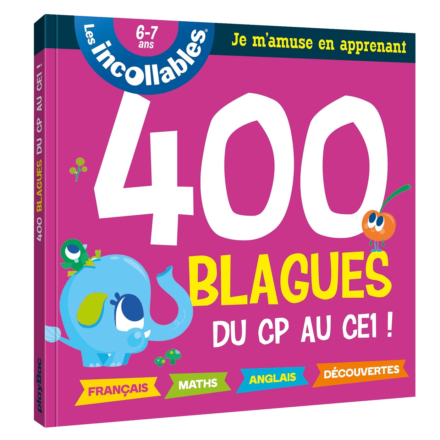 Incollables - Blagues pour réviser du CE1 au CE2 - Cahier de vacances book