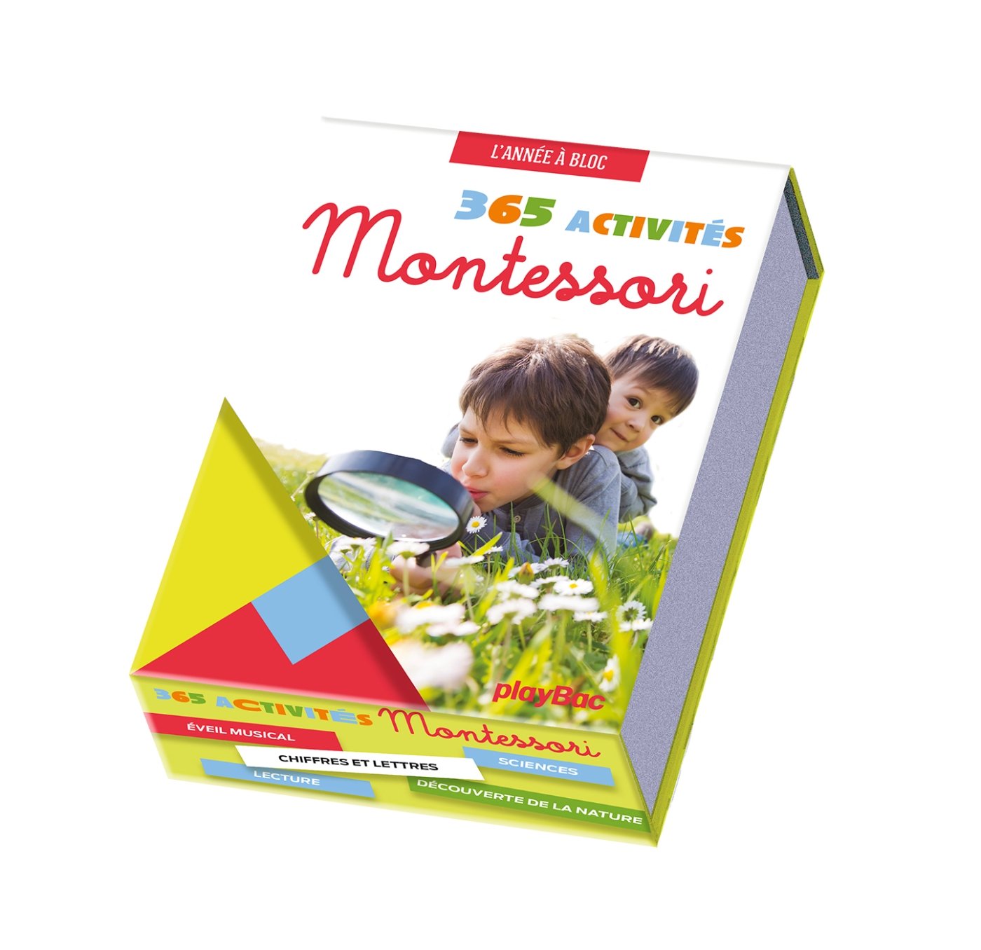 Calendrier 365 Activités Montessori à faire avec mon enfant - L'Année à Bloc book