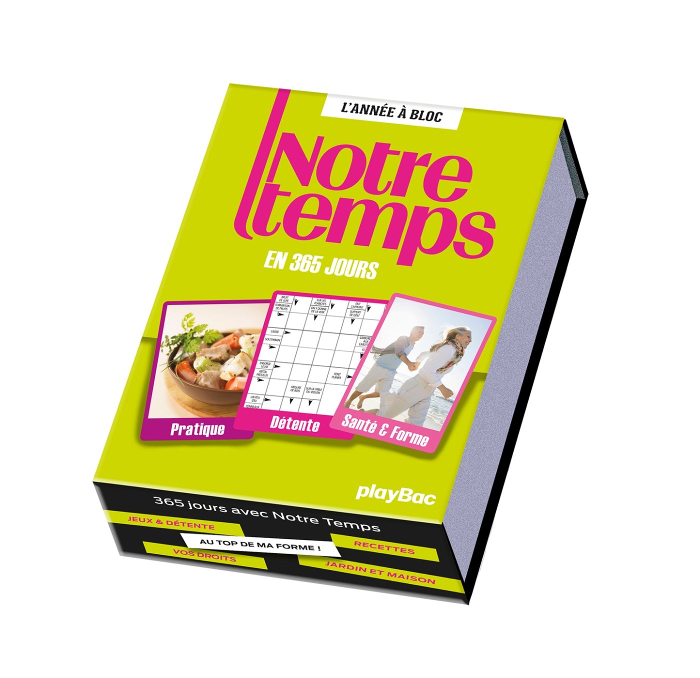 Calendrier 365 jours avec Notre temps - L'Année à Bloc book