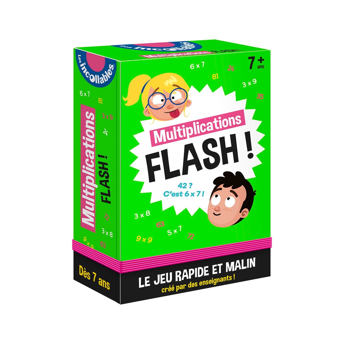 Les incollables - Jeu de multiplications Flash !: Un jeu rapide et malin créé par des enseignants- Cahier de vacances book