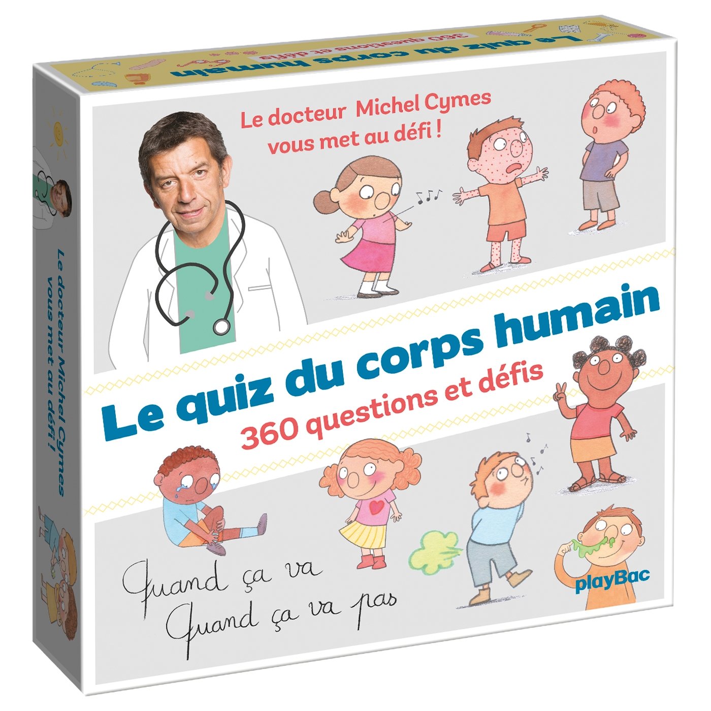 Coffret Le quiz du corps humain de Cymes: 360 questions et défis Children's books