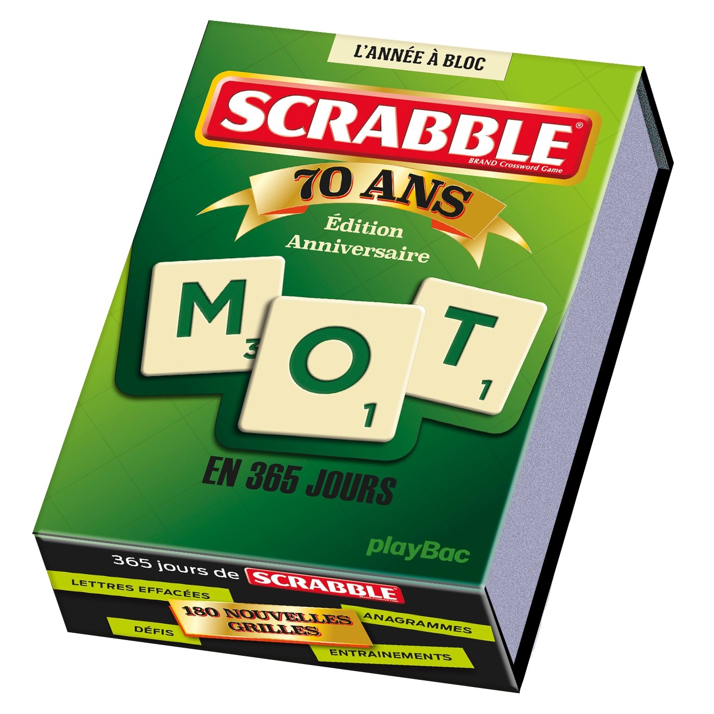 Calendrier 365 jours avec Scrabble - L'Année à Bloc: Edition anniversaire 70 ans Leisure, Home & Garden