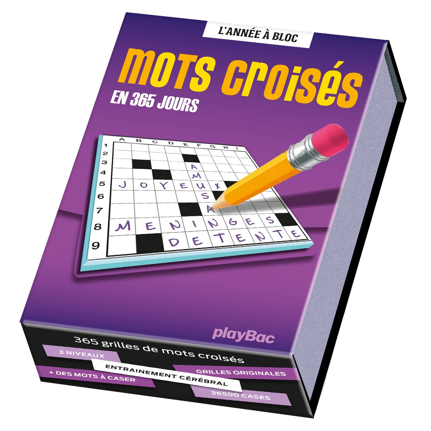 Calendrier 365 grilles de mots croisés - L'Année à Bloc book
